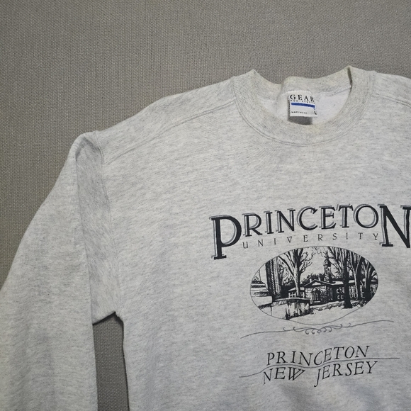 Gear For Sports Princeton University Gray Pullover Sweat Shirt Men's Size Large - Picture 5 of 16